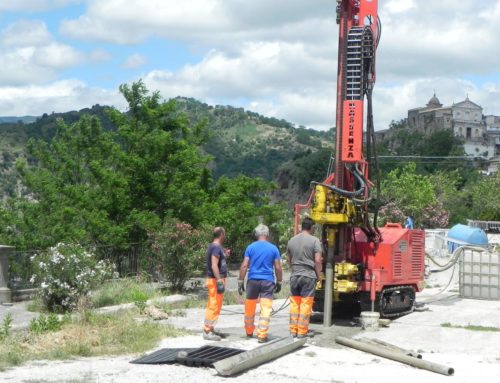 Intervento di consolidamento della rupe nel centro storico localita’ Palma – Caulonia (RC)